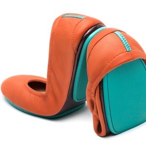 NEW Tangerine Tieks Size 12 Orange Fall